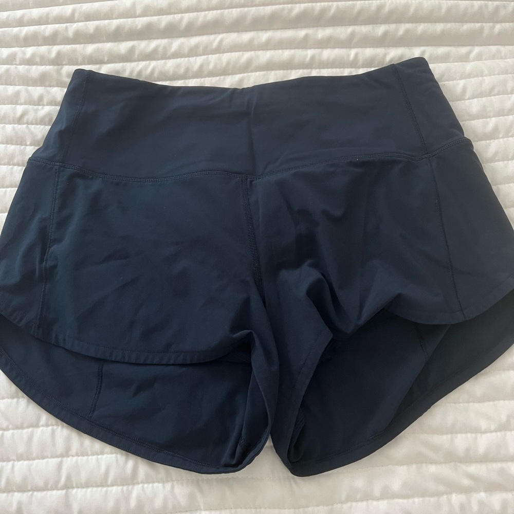 Lululemon Speed Up HR 2.5” shorts navy